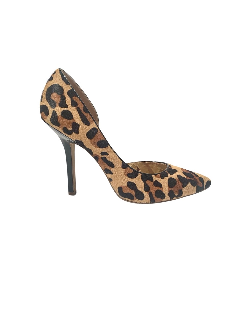 BCBG Real Calf Hair Pointed Toe Stiletto Pump